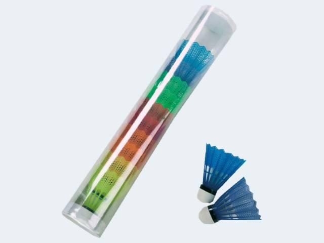 Actual product image Happy People Plastic shuttlecocks colored