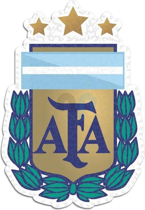 Produktbild Iconic Nationalmanschaft Argentinien- Logo - Holz Puzzle Grösse M (270 Teile) (270 Teile)