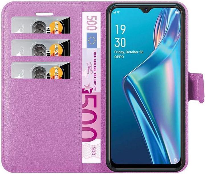 Actual product image Cadorabo Book with stand function cover (Oppo A12)