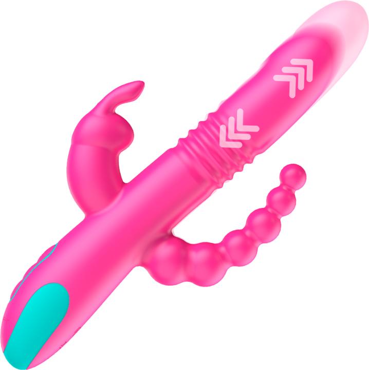 Image du produit Happy Loky Donald Triple Stimulation : Anale, G-Spot & Clitoridienne Watchme Technologie Sans Fil Compa