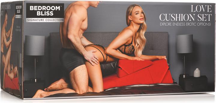 Image du produit Bedroom Bliss Ensemble de Coussins Amour - Rouge