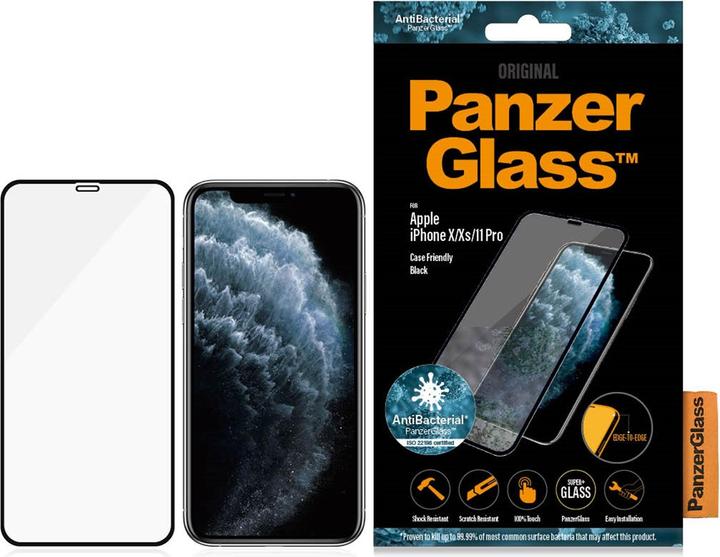Actual product image PanzerGlass edge to edge (1 Piece, Apple iPhone X)