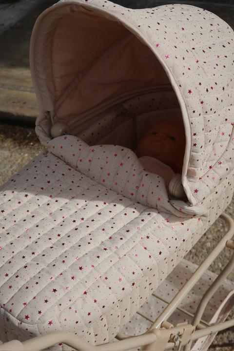 Actual product image Konges Slojd Tulle Puppenwagen (Pram) Fairy Etoile Sangria