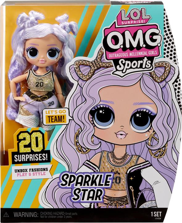 Actual product image MGA L.O.L. Surprise! OMG Sports Doll S3- Sparkle Star