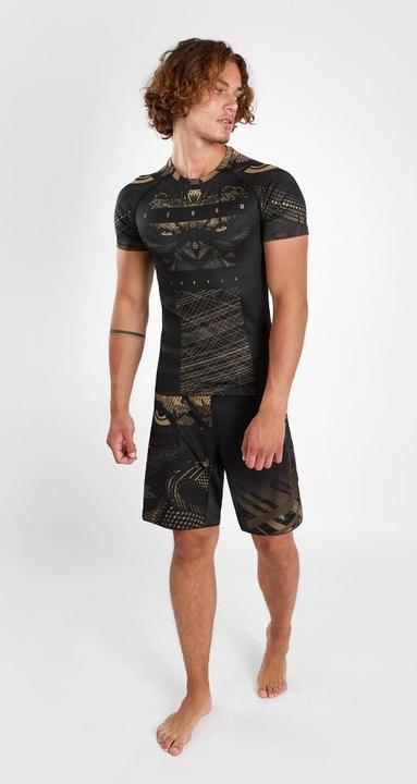 Image du produit Venum Gorilla Jungle Rashguard Short Sleeves - Black/Sand (S)