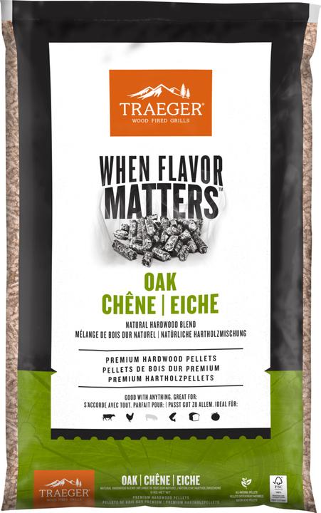 Immagine prodotto Traeger Pellet di quercia 9 kg (9 kg)