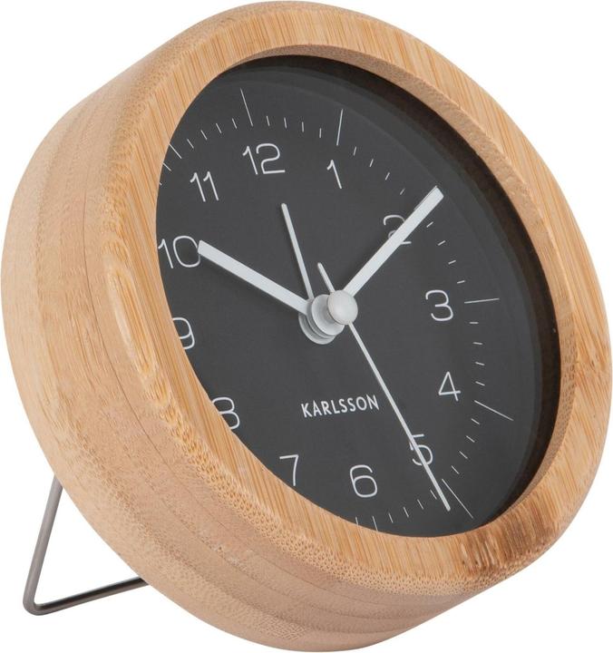 Immagine prodotto Karlsson Sveglia classica Neat Round Bamboo / Nero