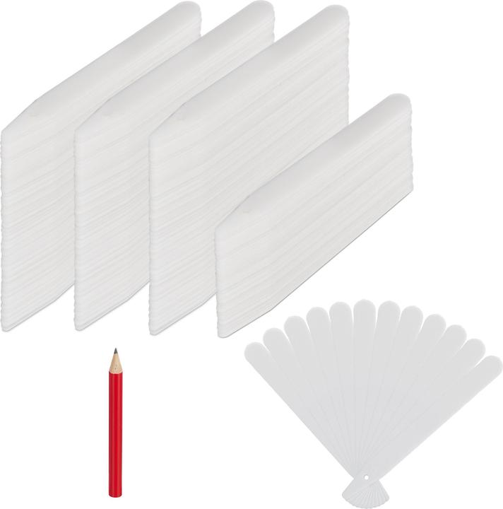 Produktbild Relaxdays 500x Pflanzetiketten (0.10 cm, 1.50 cm)