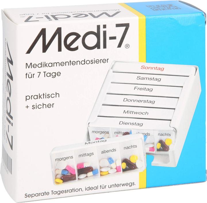 Produktbild Medi-7 Medikamentendosierer für 7 Tage