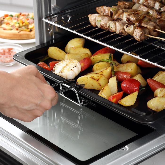 Immagine prodotto Swisshandel24 Mini forno 32L 1600W Mini forno elettrico con leccarda Metallo Acciaio inox Vetro Argento