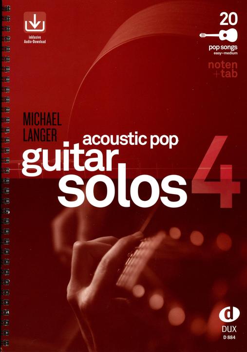 Image du produit Acoustic Pop Guitar Solos 4 (Allemand, Michael, Longue, 2019)