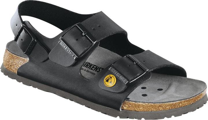 Actual product image Birkenstock Milano ESD Birko-Flor Black (44)