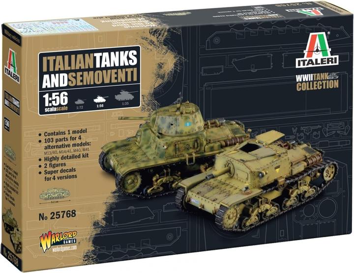 Actual product image 1:56 Italian tanks & Semoventi