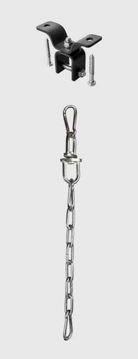 Actual product image Venum Challenger Heavy bag + Ceiling Hook - Black/White - Filled - 170cm (170 cm, 50 kg)