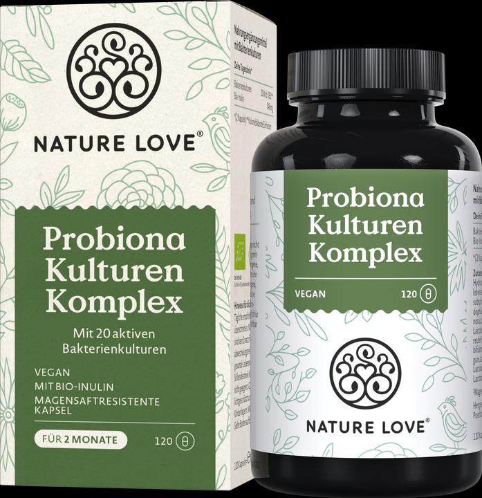 Image du produit Nature Love Complexe de cultures Probiona (120 pièce(s), Capsules, 61 g)