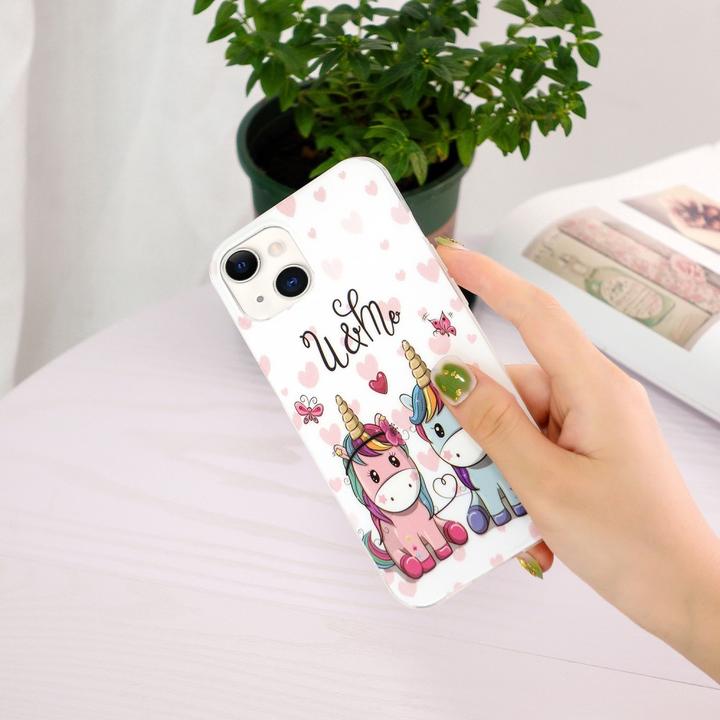 Image du produit Ueli Express iPhone 15 Étui de protection en caoutchouc lumineux you and me (Apple iPhone 15)