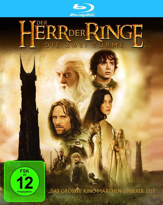 Image du produit Le Seigneur des Anneaux Les Deux Tours (Blu-ray, 2002, Anglais, Allemand)