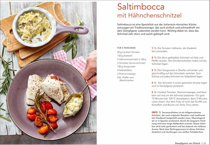 Actual product image Meine besten Rezepte für den Dampfgarer (German, Julia Holzer, 2019)
