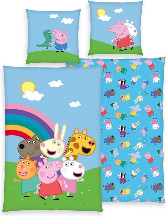 Produktbild Herding Baby Best Babybettwäsche & Bettsets Wende-Bettwäsche 135 x 200 cm - Peppa Pi