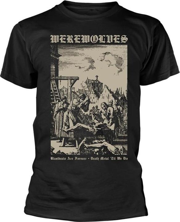 Immagine prodotto Werewolves Blastbeats Are Forever Maglietta Adulto Unisex (XL)