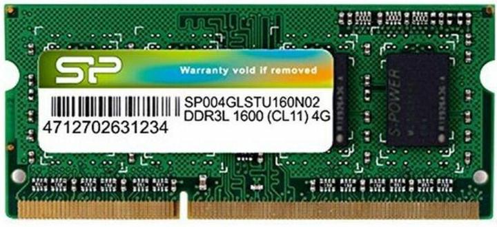 Produktbild Silicon Power SP004GLSTU160N02 (1 x 8GB, 1600 MHz, DDR3L-RAM, SO-DIMM)