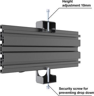 Actual product image Multibrackets Wall mount fixed, 17"-42", VESA 75x75-100x100 (Wall, 42", 30 kg)