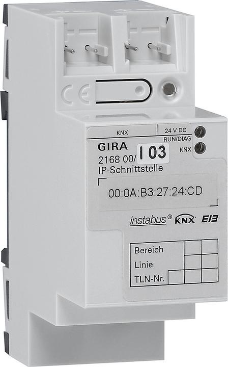 Image du produit Gira Interface IP 216800 KNX/EIB REG