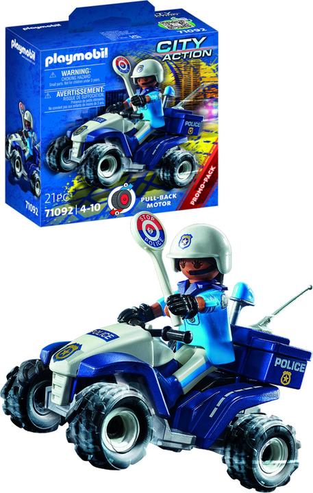Actual product image Playmobil Police Speed Quad (71092, Playmobil City Action)