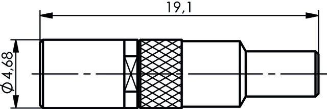 Produktbild Telegärtner SSMB-Buchse Buchse, gerade 50 Ohm J01191A0001 1 St.
