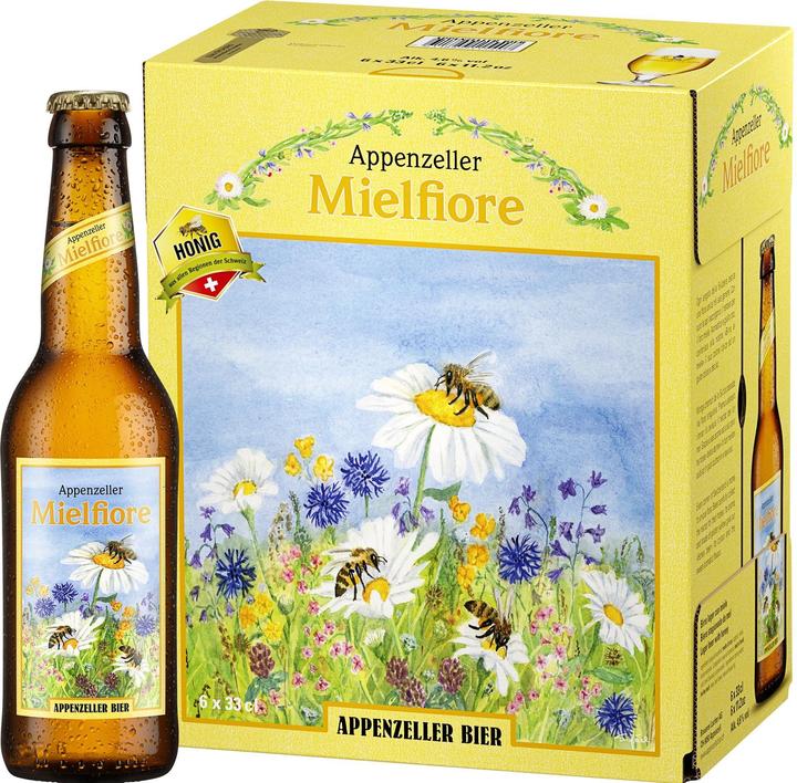 Produktbild Appenzeller Bier Mielfiore 6 x 0.33 l (6 x 33 cl)