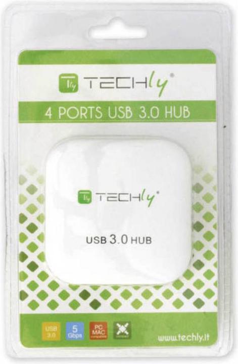 Produktbild Techly IUSB3-HUB4-WH (Micro USB, 4 Ports)
