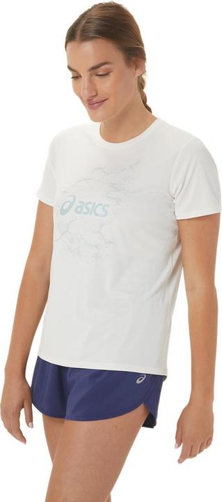 Actual product image ASICS Performance Nagino Graphic Run SS Top Ladies (S)
