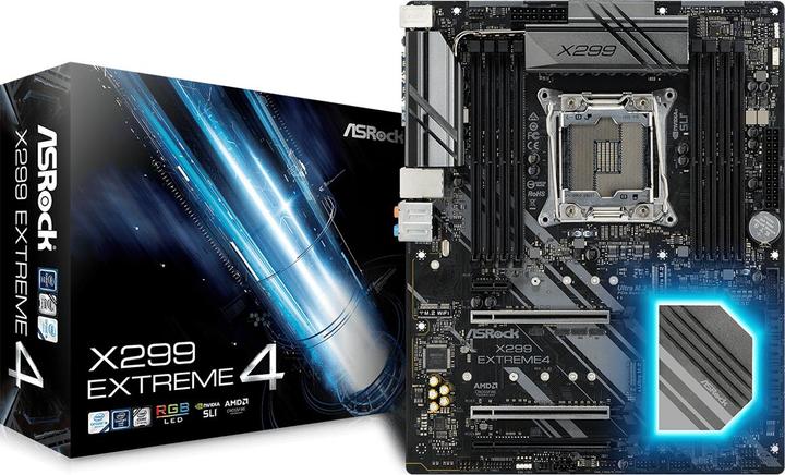 Produktbild AsRock X299 Extreme4, Atx, Lga2066 (LGA 2066, Intel X299, ATX)