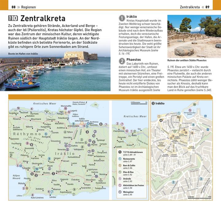Image du produit TOP10 Reiseführer Kreta (Allemand, DK Verlag Voyage, 2025)