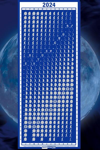 Produktbild Mondphasenkalender 2025 (Deutsch)