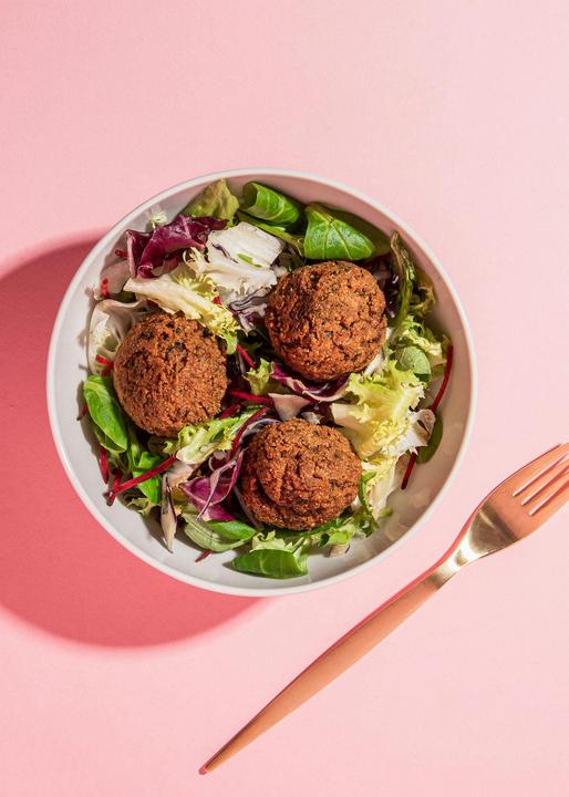 Image du produit KoRo Mélange sec bio de pois chiches concassés pour la préparation de falafels végétaliens (1000 g)