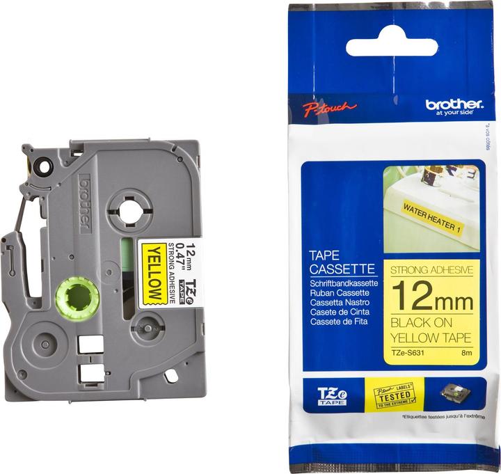 Actual product image Brother Tze-S631 (1.20 cm, Grey)