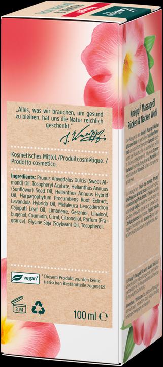 Actual product image Kneipp Back + Neck Wellbeing (100 ml)