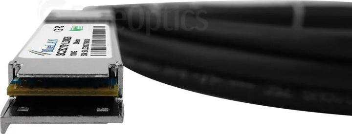 Actual product image BlueLAN Fortinet FN-CABLE-QSFP28-4SFP28-2 compatible QSFP28 DAC SC282701L2M26
