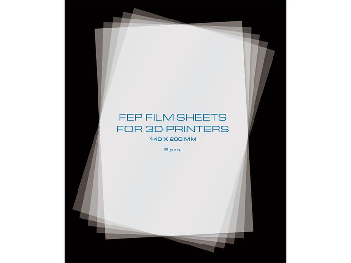 Actual product image Prima Creator PRIMACREATOR FEP Film Sheets 140mm x 200mm Pack of 5