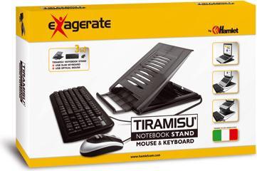 Produktbild Hamlet Tiramisu Plattform-Kit für Notebook mit Tastatur und USB-Maus