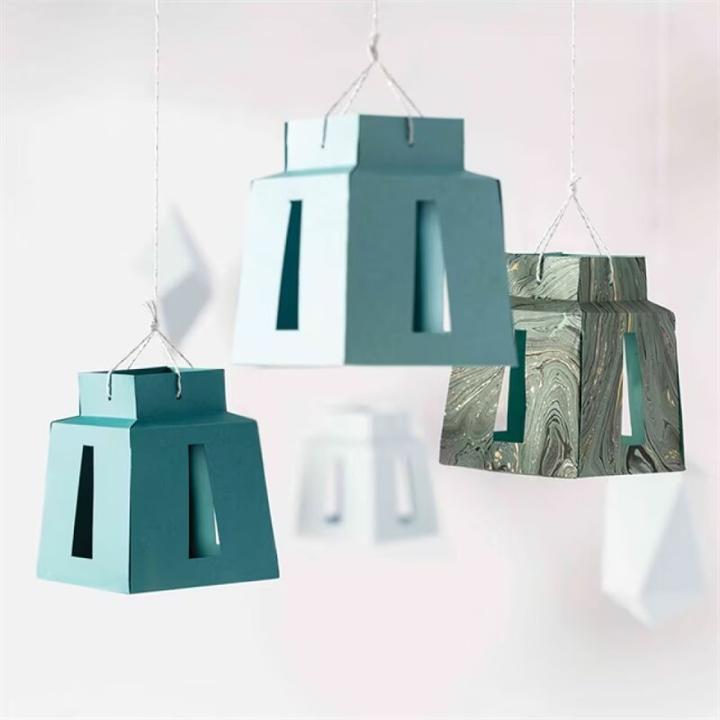 Produktbild Fiskars 1059568 3D Papier-Juwel, Laternen-Schablone, Weiss