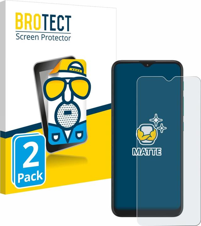 Productafbeelding BROTECT Antireflecterende schermbeschermer mat (2 Stuk, Motorola Moto G9 Play)