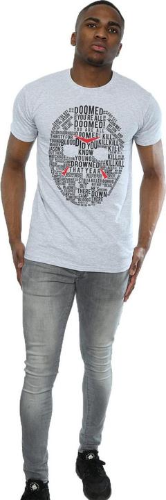 Image du produit Absolute Cult - T-shirt JASON TEXT MASK - Homme (L)