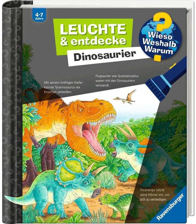 Image du produit Ravensburger Wieso? Weshalb? Warum? Leuchte und entdecke: Dinosaurier (Allemand, Sebastian Coenenen, Susanne Gernhäuser, 2023)