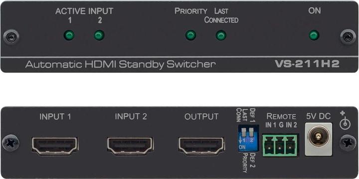 Immagine prodotto DigiTOOLS VS-211H2 Commutatore automatico 2x1 4K UHD HDMI Standby