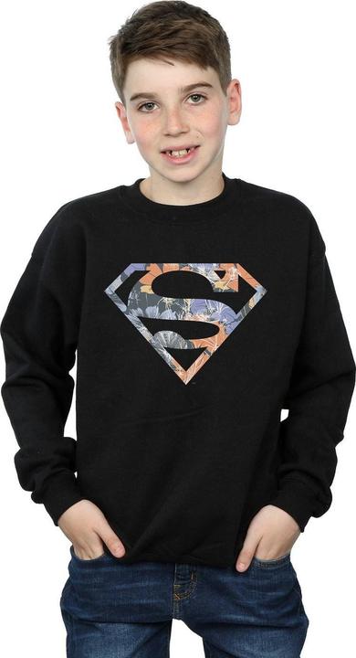 Produktbild Superman Floral Logo 2 Sweatshirt Jungen (140, 146)