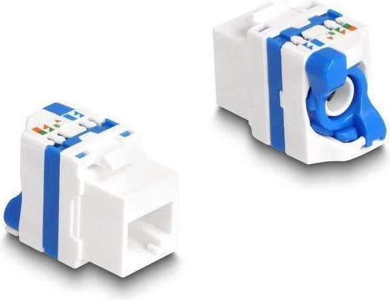 Image du produit Delock Module Keystone RJ45 femelle vers LSA Cat.6A sans outils (Module Keystone)
