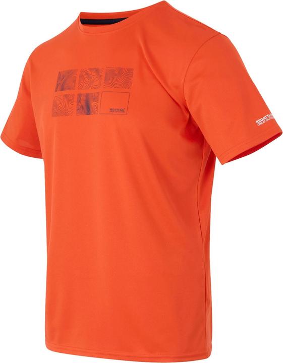 Actual product image Regatta Mens Fingal IX Topographic T-Shirt (4XL)