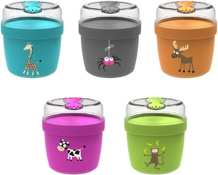 Actual product image Carl Oscar Nice Cup ™ L Orange-Moose breakfast container with cooling insert